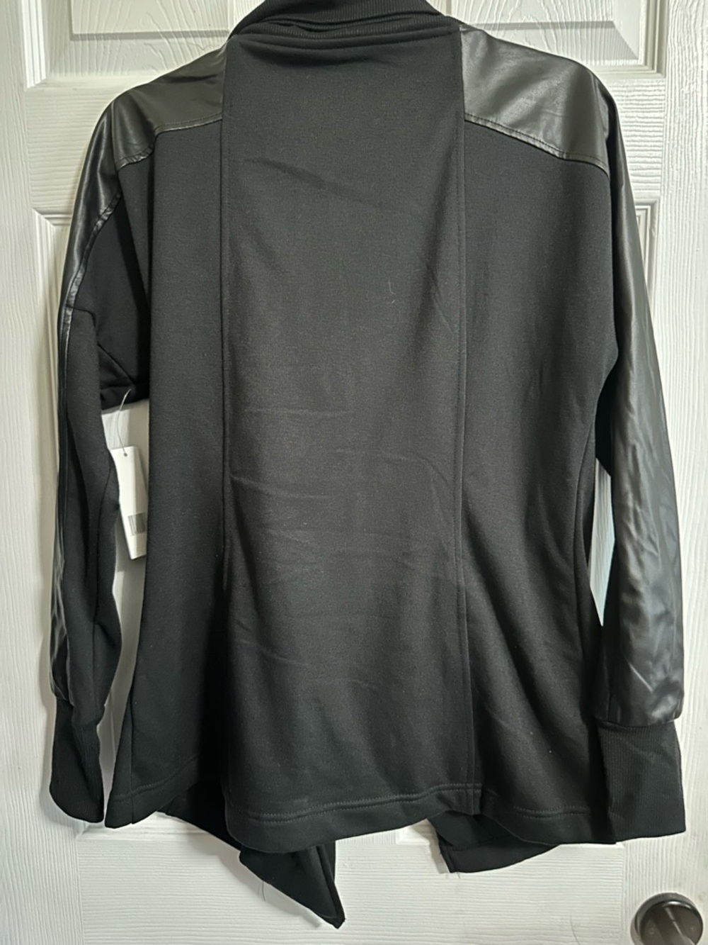 JACKET BY TAHARI Sport Women's Long Sleeve Faux Leather Size S NWT MSRP $ 88 - Picture 8 of 8